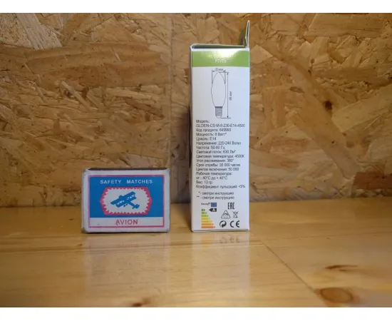 Характеристики General GLDEN-CS E14/8W/230V/4500K 1/10/100 арт. 649993