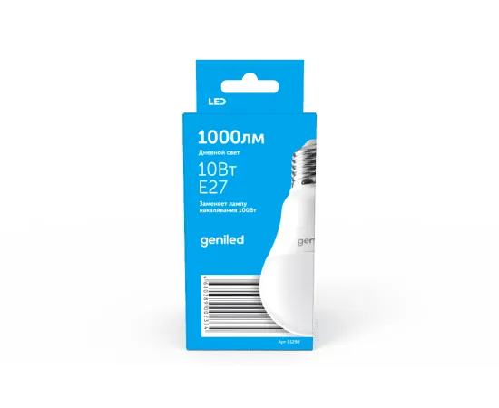 Geniled E27 А60 10Вт 4200К арт. 01298