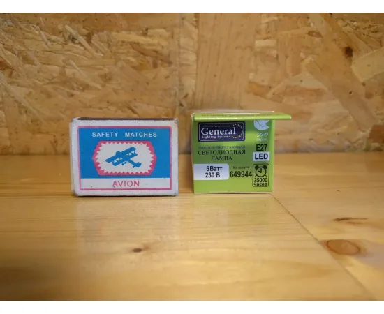 Артикул General GLDEN-CS E27/6W/230V/2700K 1/10/100 арт. 649944