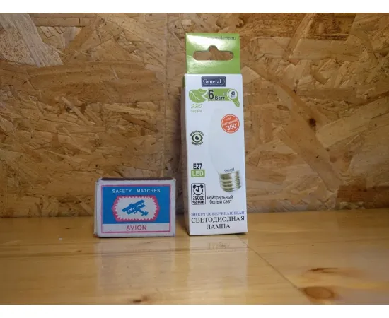 Коробка General GLDEN-CS E27/6W/230V/4500K 1/10/100 арт. 649945