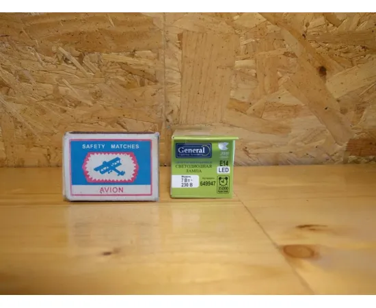 Артикул General GLDEN-CS E14/7W/230V/2700K 1/10/100 арт. 649947