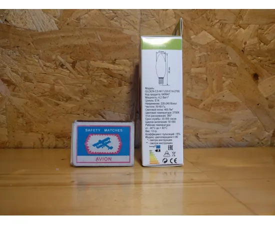 Характеристики General GLDEN-CS E14/7W/230V/2700K 1/10/100 арт. 649947