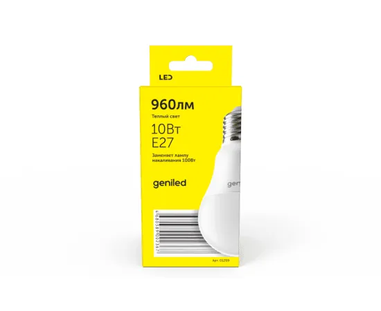Geniled E27 А60 10Вт 2700К арт. 01299