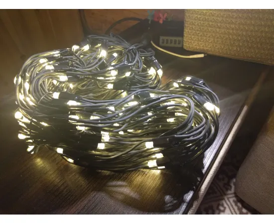 Гирлянда Feron CL30 4000K мишура красная (10w, 1.5*2м+1.5м шнур, 220v) арт. 26748