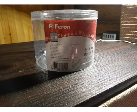 Гирлянда Feron CL404 RGB мишура (1.2w, 2м+0.5м шнур, 3v батарейки 2*AA) арт. 26812