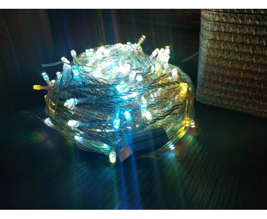 Гирлянда Feron CL06 RGB линейная (14.4w с контроллером, 20м+5м прозрачный шнур, 220v) арт. 26780