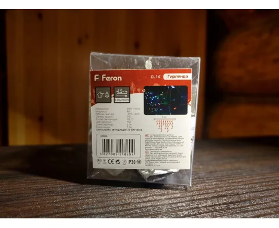 Гирлянда Feron CL14 RGB бахрома (4w, 1.4м*0.4м+1.4м прозрачный шнур, 220v) арт. 26804 Гирлянда Feron CL14 RGB бахрома (4w, 1.4м*0.4м+1.4м прозрачный шнур, 220v) арт. 26804