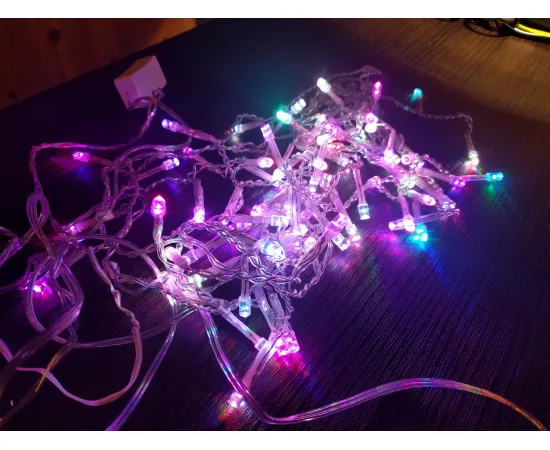 Гирлянда Feron CL14 RGB бахрома (4w, 1.4м*0.4м+1.4м прозрачный шнур, 220v) арт. 26804 Гирлянда Feron CL14 RGB бахрома (4w, 1.4м*0.4м+1.4м прозрачный шнур, 220v) арт. 26804