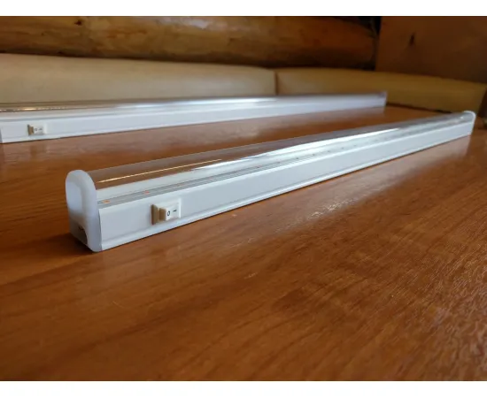 Фито светильник GAUSS Fito LED TL линейный прозрачный 15W 3000K 1172мм (Full spectrum) 1/25 для растений арт. 130411915