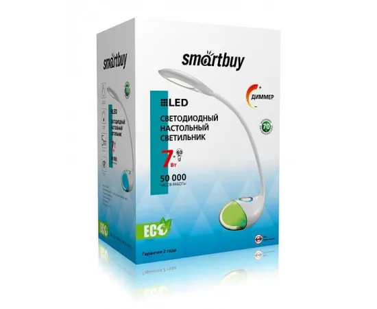 Светодиодный настольный светильник Smartbuy-7W/NW/3-S Dim/RGB/W арт. SBL-DL-7-NW3-SRGB-White
